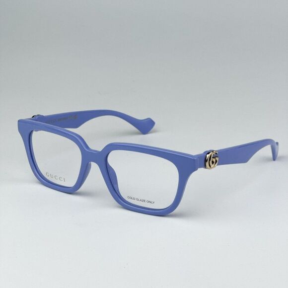 NEW Gucci GG1536O 008 Violet Women Square Eyeglasses GG 1536O - Picture 1 of 10